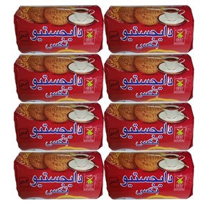 بیسکویت دایجستیو سبوس دار آناتا - 170 گرم بسته 8 عددی