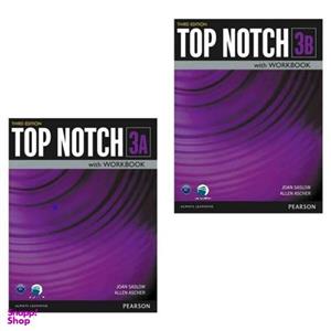 کتاب Top Notch 3 اثر Joan Saslow And Allen Ascher انتشارات دنیای زبان دو جلدی