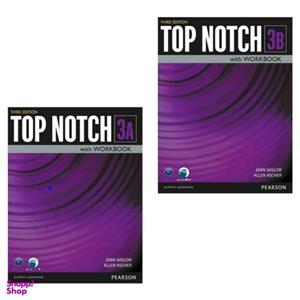 کتاب Top Notch 3 اثر Joan Saslow And Allen Ascher انتشارات دنیای زبان دو جلدی