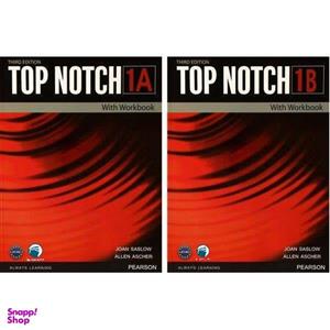 کتاب Top Notch 1 اثر Joan Saslow And Allen Ascher انتشارات دنیای زبان دو جلدی