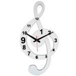 Bertario White Melody Wall Clock