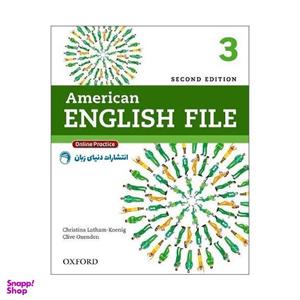 کتاب American English File 3 Second edition اثر جمعی نویسندگان انتشارات دنیای زبان