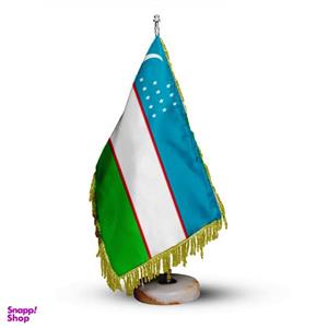 پرچم رومیزی مدل ازبکستان