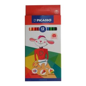 مداد رنگی 12 رنگ پیکاسو طرح اسب شاخدار مدل GOL-12-C