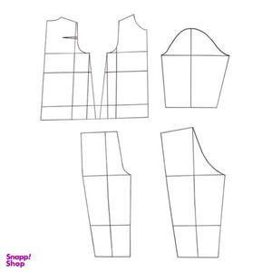 الگو خیاطی بالا تنه و شلوار کودک متد مولر کد Age-4