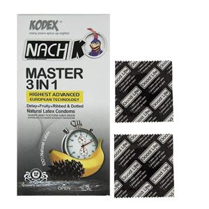 کاندوم ناچ کدکس مدل Master بسته 12 عددی به همراه گود لایف کلاسیک مجموعه 