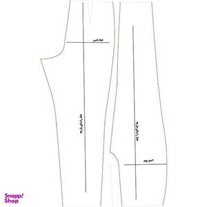 الگو خیاطی شلوار زنانه متد ترک سایز 40