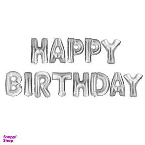 بادکنک فویلی طرح Happy Birthday کد 208 بسته 13 عددی