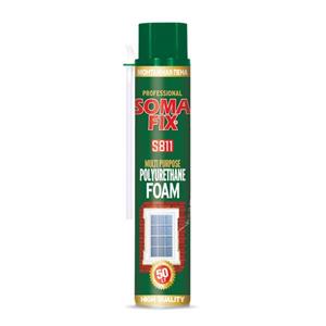 چسب درزگیر پلی یورتان سوما فیکس مدل S811 حجم 750 میلی لیتر Soma Fix Polyurethane Foam Sealing Adhesive ml 