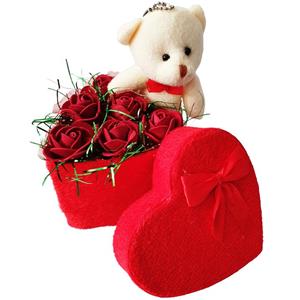 ست هدیه عروسک طرح خرس کد 77