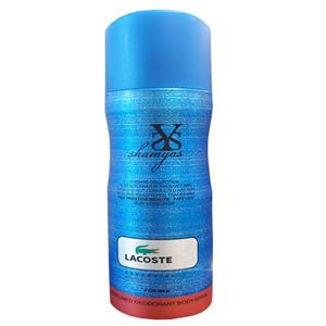 اسپری خوشبو کننده بدن مردانه شمیاس مدل Lacost حجم 200 میلی لیتر
