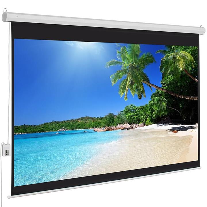 Scope Motorized Projector Screen Electric 200 x 200