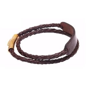 دستبند چرمی آتیس کد I2000BR Atiss I2000BR Leather Bracelet