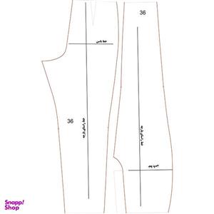 الگو خیاطی شلوار زنانه متد ترک سایز 36