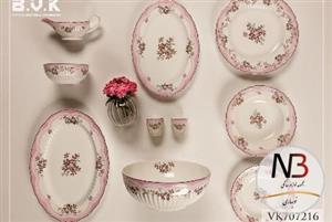 سرویس غذاخوری 30 پارچه بی.وی.کی مدل VK707216 B.V.K VK707216 Dinnerware Set 30 Pcs