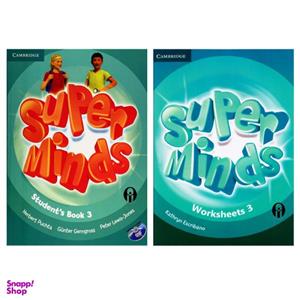 کتاب Super Minds And Worksheets 3 اثر جمعی از نویسندگان انتشارات الوندپویان دو جلدی