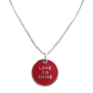 گردنبند زنانه مدل love to shine