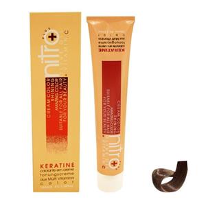رنگ مو نیترو سری Keratine شماره 8.1 حجم 100 میلی لیتر رنگ بلوند خاکستری روشن