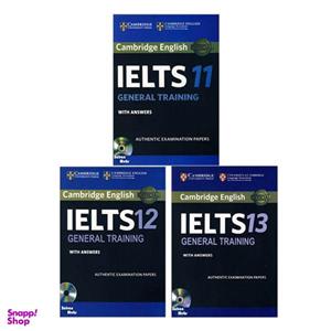 کتاب Cambridge IELTS 11_12_13 General اثر جمعی از نویسندگان انتشارات زبان مهر 3 جلدی