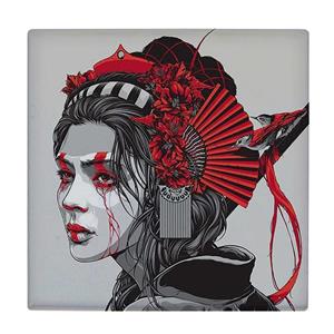 کاشی کارنیلا طرح آرایش ژاپنی مدل لوحی کد WKB1299