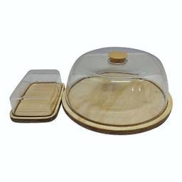 کیک خوری کد TP345 به همراه ظرف کره -