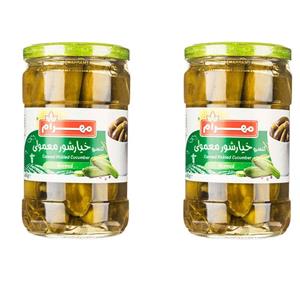 خیارشور معمولی مهرام -680 گرم - بسته 2 عددی