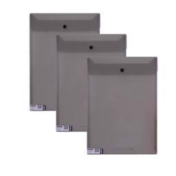 پوشه دکمه دار پاپکو مدل A4-117 بسته 3 عددی