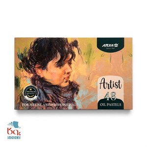 پاستل روغنی 48 رنگ آریا مدل Artist-Bus کد 2604