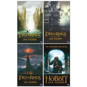 کتاب Lord of the Rings اثر J. R. R. Tolkien  انتشارات زبان مهر 4 جلدی