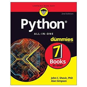 کتاب Python All-In-One For Dummies 2021 اثر John C. Shovic انتشارات نبض دانش