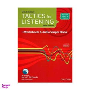 کتاب Developing Tactics for Listening اثر jack c.richards انتشارات دنیای زبان