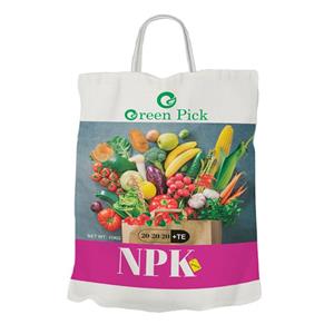 کود سه بیست گرین پیک مدل NPK 20-20-20 وزن 10 کیلوگرم