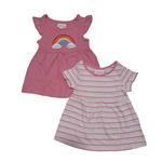 پیراهن دخترانه  ایمپی دیمپی مدل Rainbow مجموعه 2 عددی