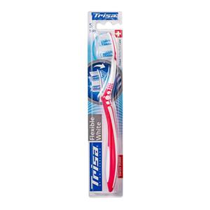 مسواک تریزا مدل Flexible Withe با برس نرم Trisa Flexible Withe Soft Toothbrush