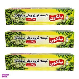 کیسه فریزر پیلگون مدل پرفراژدار مقاوم سه رول 200 عددی