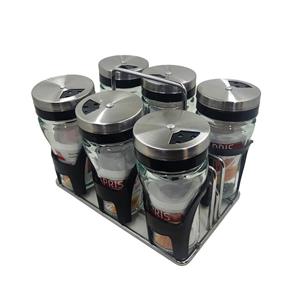 سرویس جا ادویه 6 پارچه کاپریس مدل پارادایس ساده