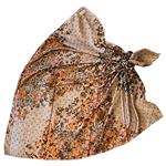 روسری زنانه لئونارد مدل ابریشم مجلسی طرح یاس کد 00393