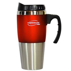 ماگ سفری ترموس مدل DF119Red ظرفیت 0.450 لیتر Thermos DF119Red Travel Mug 0.450 Liter