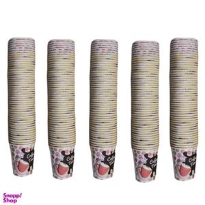 لیوان یکبار مصرف کاغذی مدل G2 -767 بسته 250 عددی