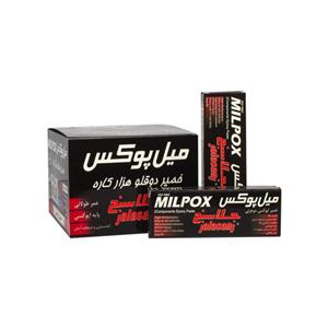 خمیر درزگیر جلاسنج مدل میل پوکس وزن 100 گرم بسته 2 عددی