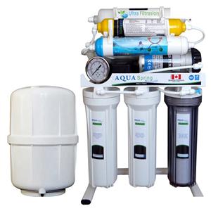 دستگاه تصفیه کننده آب آکوآ اسپرینگ مدل NF8000 به همراه فیلتر دستگاه تصفیه آب بسته 3 عددی