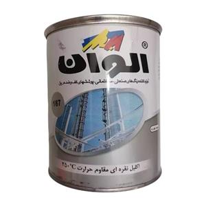 رنگ نسوز نقره ای  الوان  مدل 187  حجم  1  لیتر