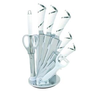 ست چاقو آشپزخانه 9 پارچه هوم لوکس سری کیچن نایف مدل RL-QKS1605 Home Luxe Kitchen Knife RL-QKS1605 9 Pcs Kitchen Knife Set