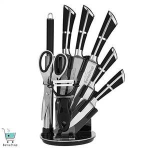 ست چاقو آشپزخانه 9 پارچه هوم لوکس سری کیچن نایف مدل RL-QKS1604 Home Luxe Kitchen Knife RL-QKS1604 9 Pcs Kitchen Knife Set