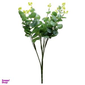 گل مصنوعی برگ شمشاد مدل PA-1090، قابل شستشو، 4 بازو با 16 شاخه و 64 برگ، ابعاد 15×15×45 سانتی‌متر، وزن 300 گرم