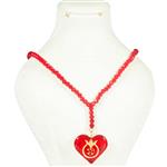گردنبند طلا 24 عیار زنانه آلتین هنر مدل قلب انار کد 100491