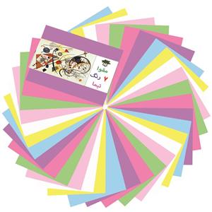 مقوا رنگی تیما کد QP سایز 20x30 سانتی متر بسته 35 عددی