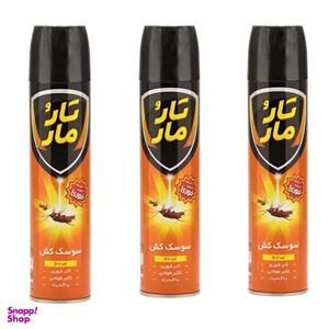اسپری سوسک کش تارومار مدل  insect-killer-3 حجم 400 میلی لیتر بسته 3 عددی