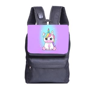 کوله پشتی طرح اسب تک شاخ یونیکورن کد km4