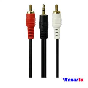 کابل 1 به 2 RCA ام دبلیو نت مدل 100 طول 1.5 متر